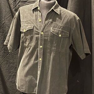 Men's Black Short Sleeve Shirt